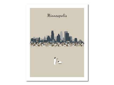 Lost Sheep from Minneapolis Poster Print